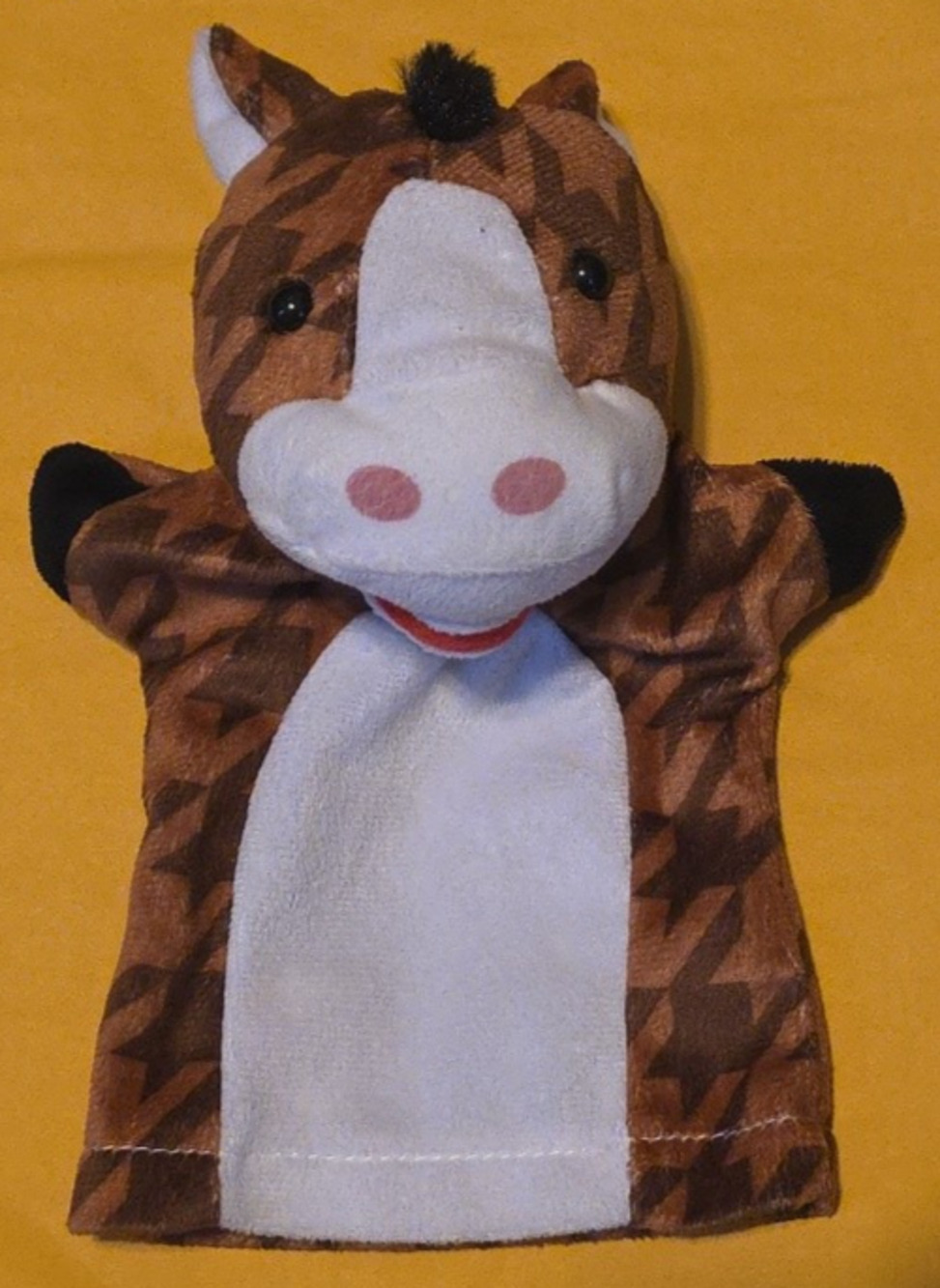 Melissa & Doug Brown Horse 8” Hand Puppet